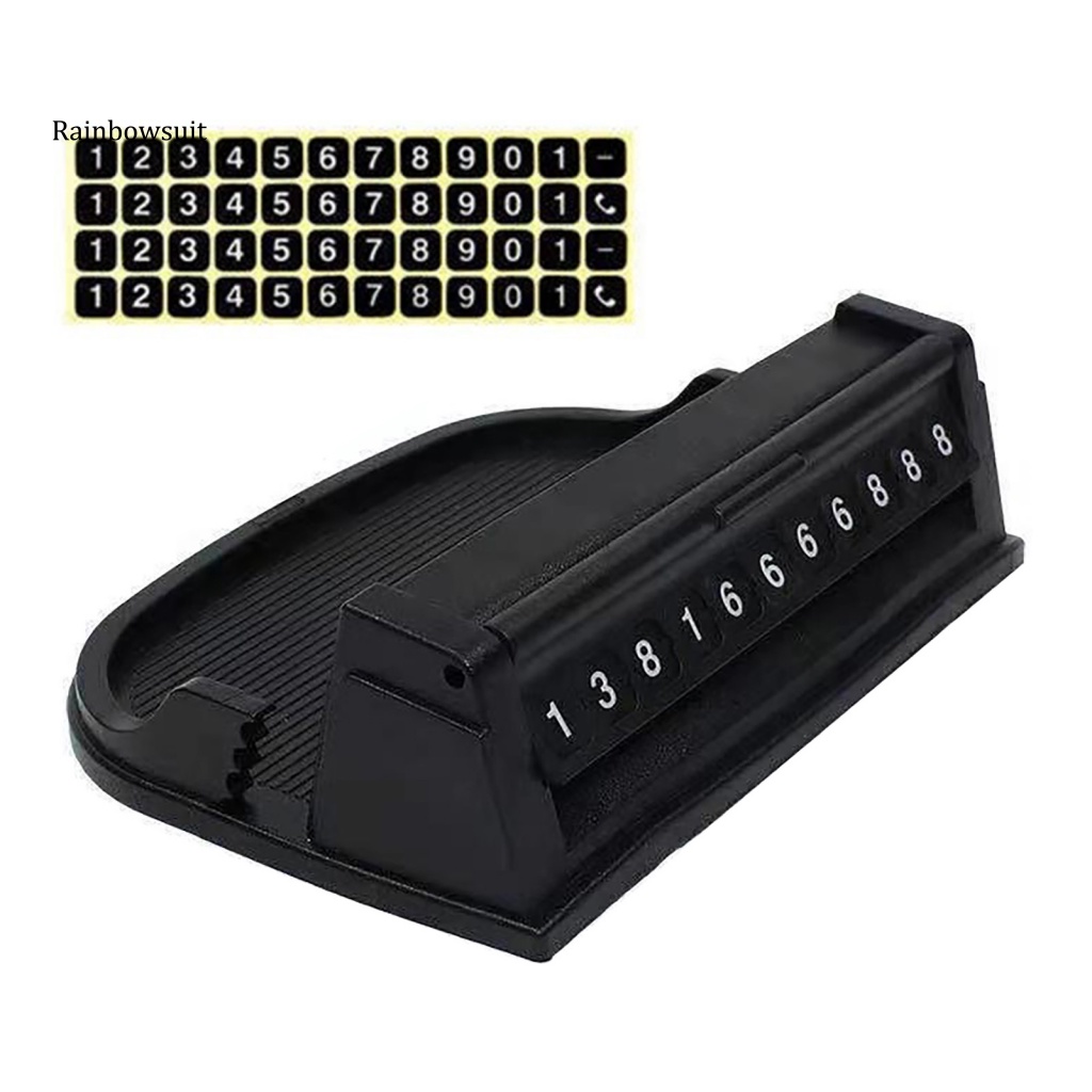 Giá Đỡ Điện Thoại / Biển Số Xe Hơi Tạm Thời Chống Trượt Đa Năng