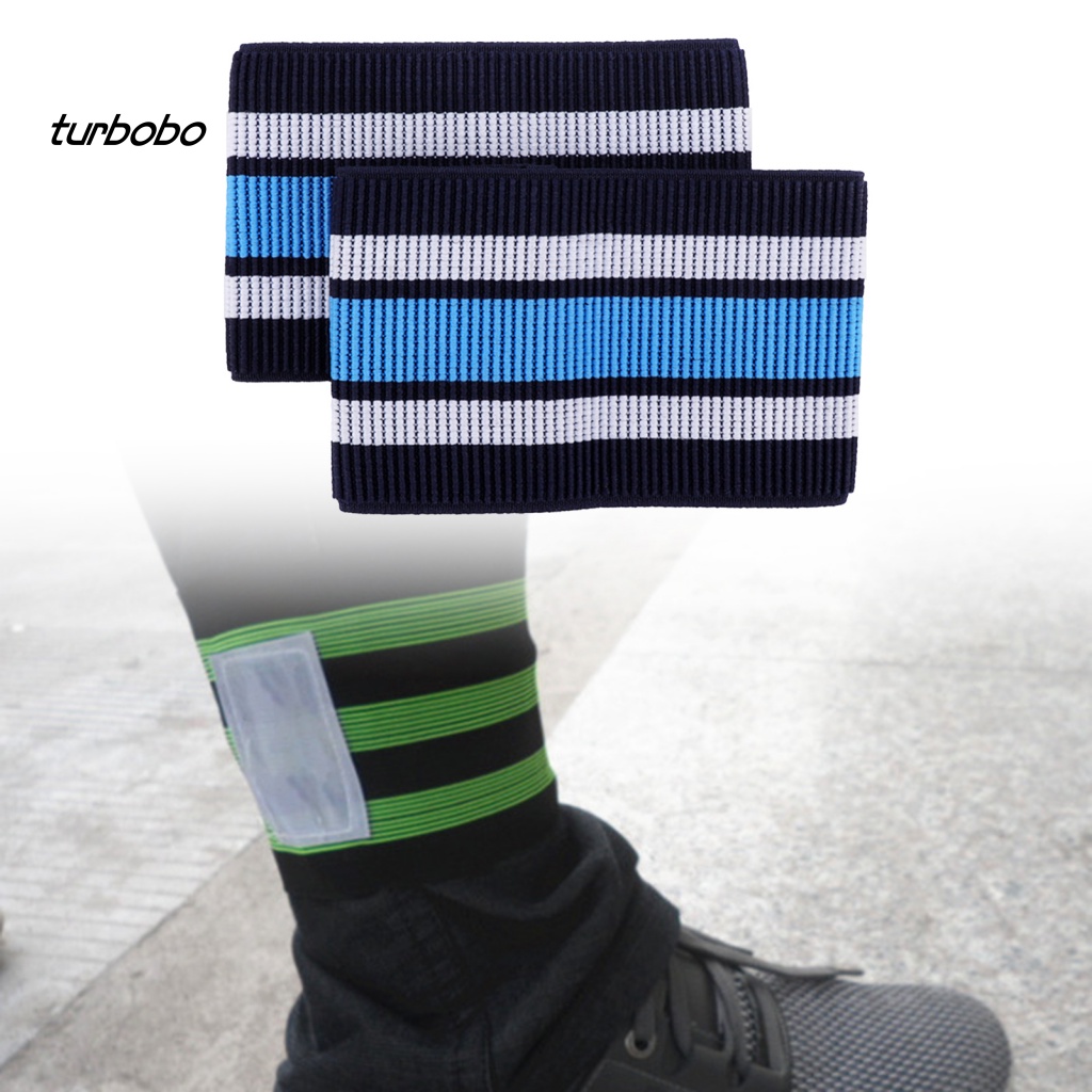 Set 2 Đai Quấn Cổ Chân Co Giãn Họa Tiết Kẻ Sọc Ba Màu Dành Cho Các Hoạt Động Ngoài Trời