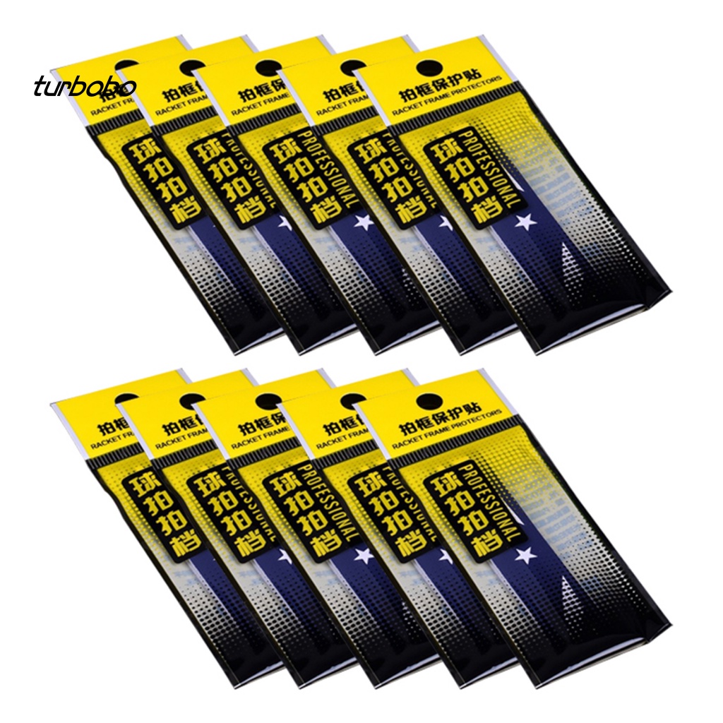 Set 10 Miếng Dán Bảo Vệ Đầu Vợt Chơi Thể Thao Bằng Da Giả Chống Mòn Có Thể Tái Sử Dụng