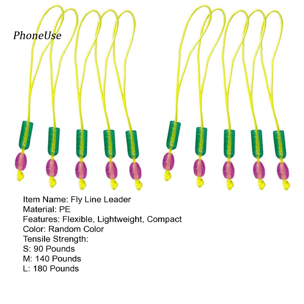 Set 10 Đầu Nối Dây Câu Cá Bằng PU Chống Rối Chống Ăn Mòn Đa Năng