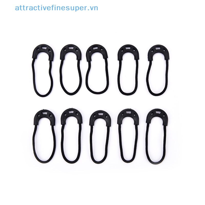 10 Dây Khoá Kéo Màu Đen Có Khóa Kéo Tiện Dụng