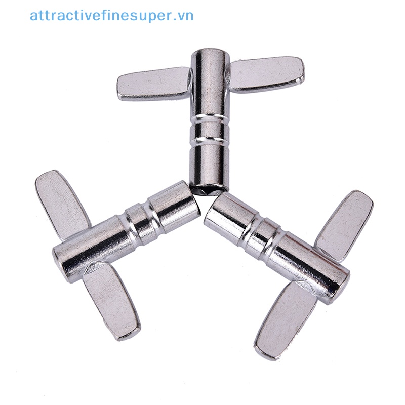 Set 3 Khóa Điều Chỉnh Tông Da Trống Bằng Kim Loại Bền Hình Vuông