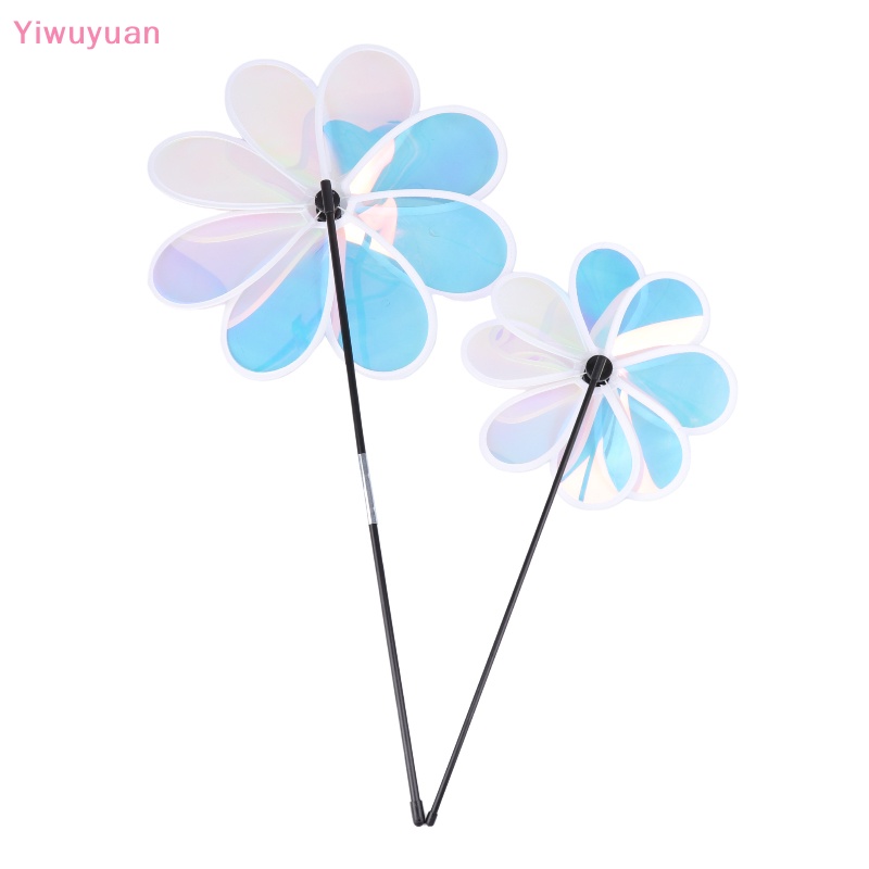 1 Cối Xay Gió Hình Hoa Hướng Dương Nhiều Màu Trang Trí Sân Vườn / Cắm Trại Mới