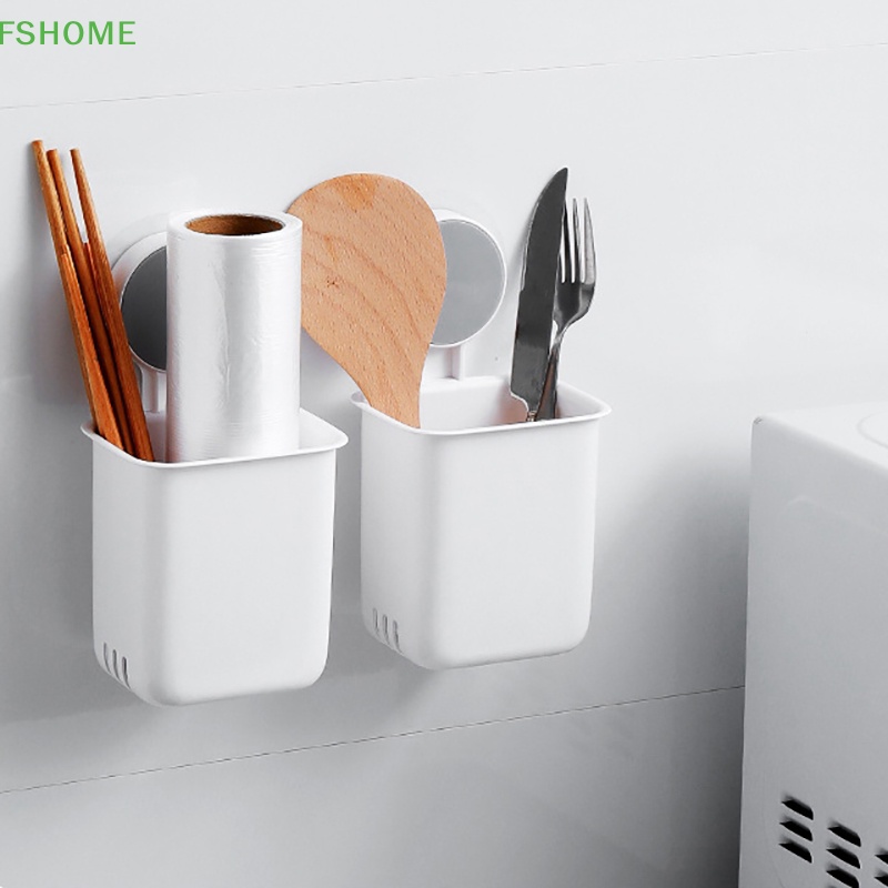 Fshome Giá Đỡ Bàn Chải Đánh Răng Cốc Sắp Xếp Gọn Gàng Chống Thấm Nước Không Cần Khoan Tường