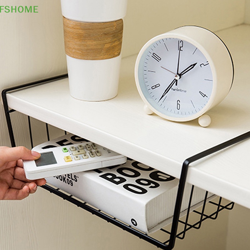 Giá Sắt Treo Dưới Bàn Đựng Vật Dụng Tiện Lợi Cho Nhà Bếp