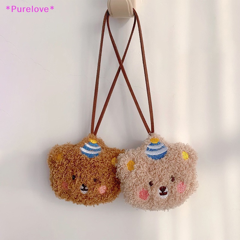 1 Móc Khóa Hình Gấu Bông Dễ Thương Dành Cho Ba Lô / Thẻ Tên Trẻ Em Mới