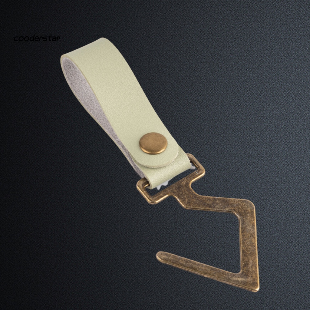 Móc Chìa Khóa Bằng Da Giả Chống Vỡ Tháo Gỡ Nhanh Hình Chữ S