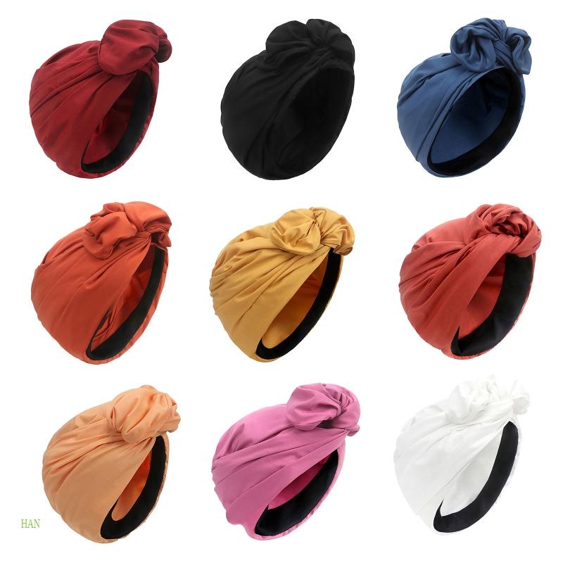 Mũ Beanie Trùm Đầu Màu Sắc Vintage Cho Nữ