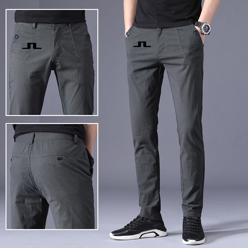 Quần Dài Bằng Lụa Lạnh Mỏng Phong Cách Mới 2023 Dành Cho Nam Chơi Golf