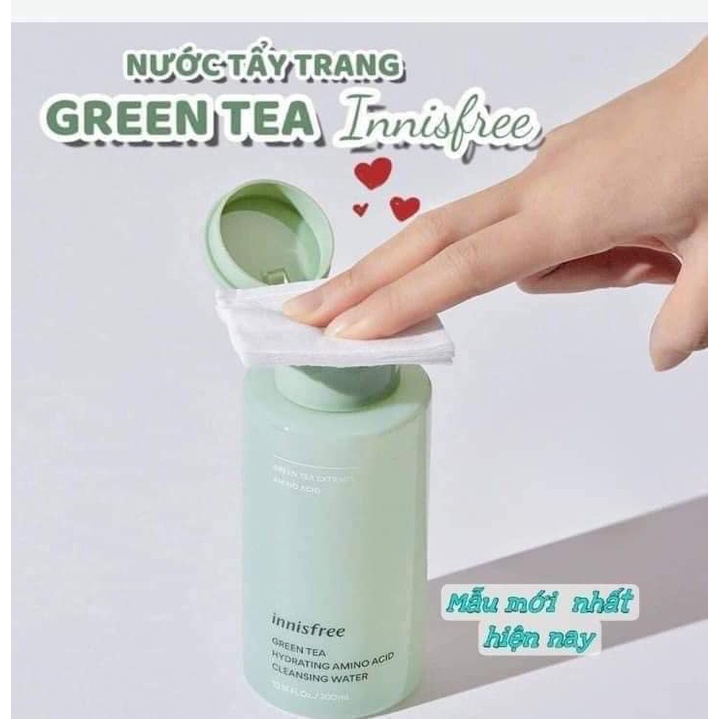 Nước Tẩy Trang Trà Xanh Innisfree Green Tea Cleansing Water 300ml Dành Cho Mọi Loại Da