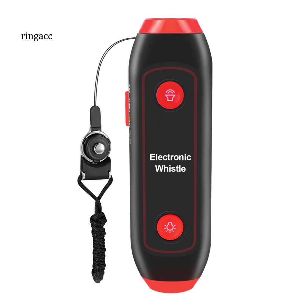 Còi Điện Tử Kích Thước Nhỏ Gọn Có Đèn LED Sử Dụng Pin Tiện Dụng