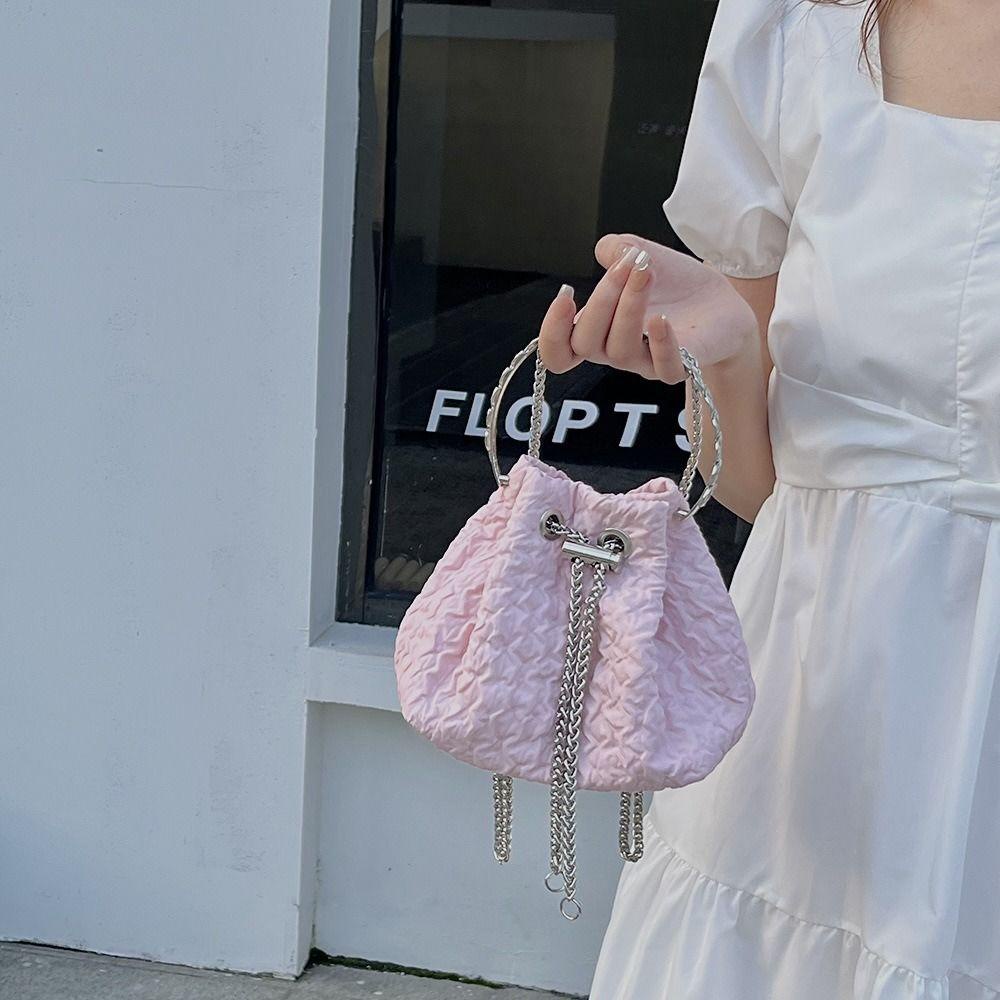 FALLFORBEAUTY Túi Đeo Chéo Một Dây Rút Có Thể Điều Chỉnh Kích Thước