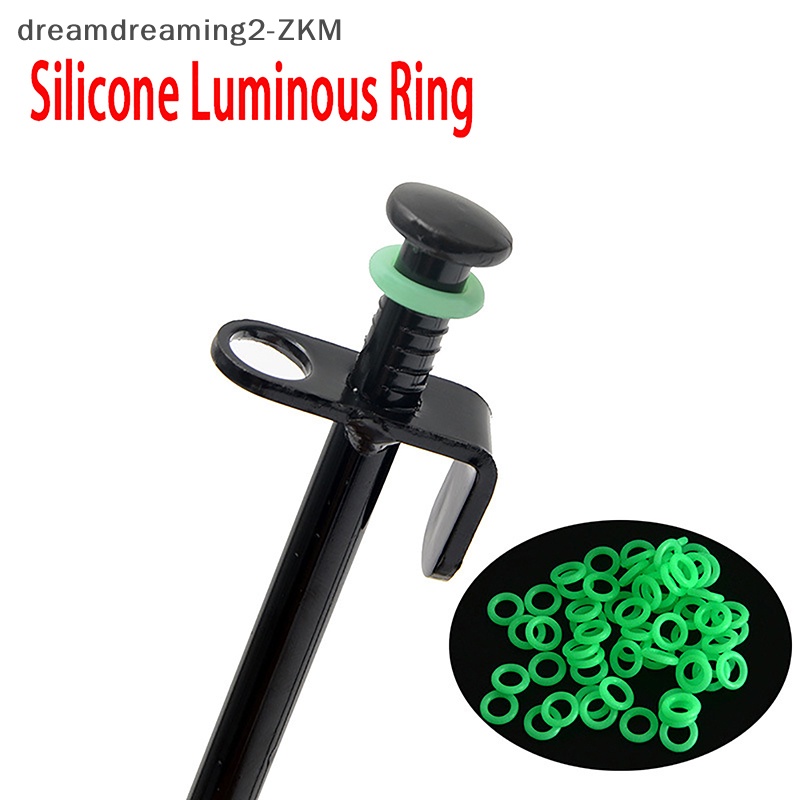 [Dreaming] Set 10 Vòng Silicone Phát Quang Dùng Để Trang Trí Lều Cắm Trại Ngoài Trời [zkm]