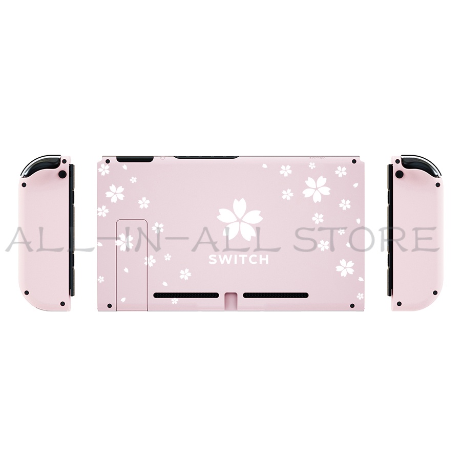 Nintend Switch Cherry Blossoms DIY thay thế Shell Back Plate Joycon Case cho Nintendo Switch Console Controller Accessories