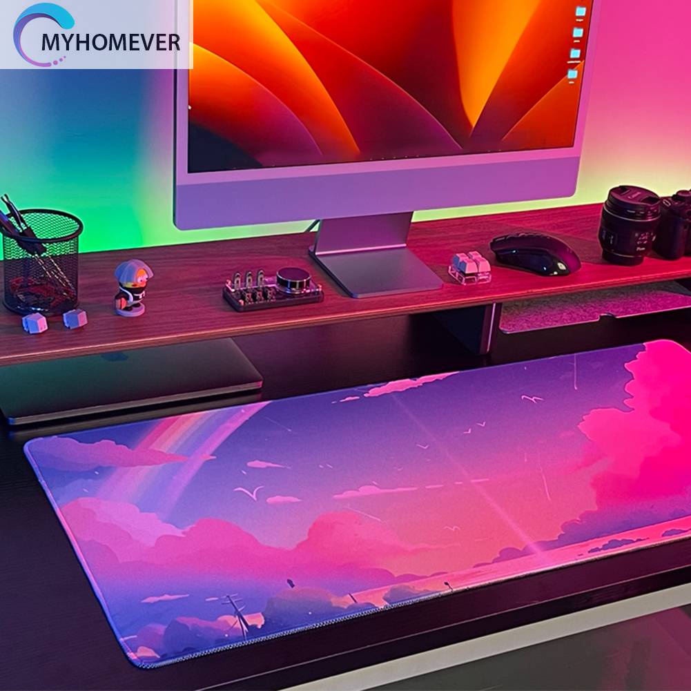 Tấm Lót Chuột Và Bàn Phím Cỡ Lớn Dày Dặn Chống Trượt Tiện Dụng Cho Máy Tính