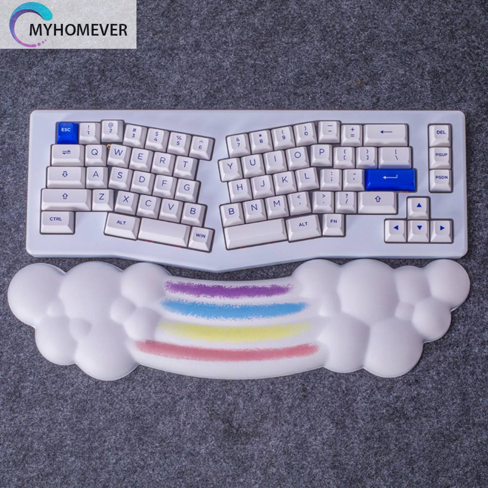 Đệm Cổ Tay Bấm Bàn Phím Máy Tính Giảm Đau Hình Đám Mây