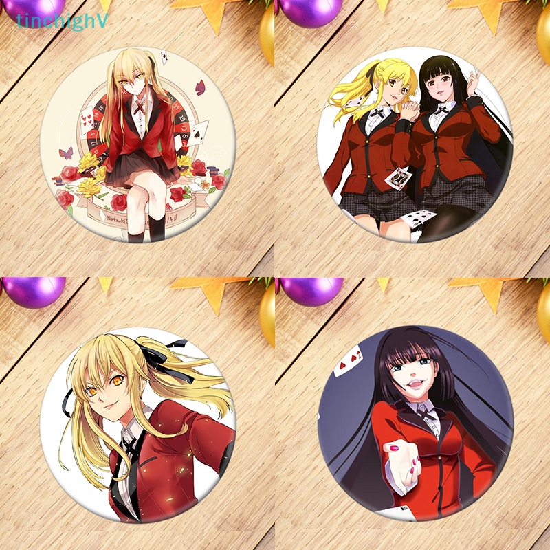 [TinchighV] Huy Hiệu Cài Áo Ba Lô Trang Trí Hình Manga KAKEGURUI [Mới]
