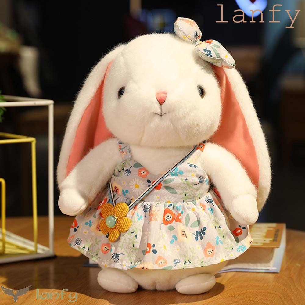 LANFY Thỏ Nhồi Bông Mềm Mại Làm Quà Tặng Cho Bé