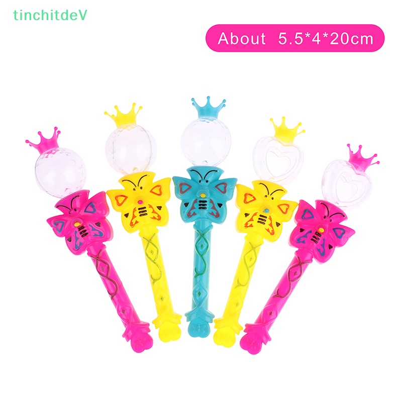 [TinchitdeV] Gậy Phép Thuật Đèn Led Sáng Tạo Hóa Trang Công Chúa Cổ Tích Cho Bé Gái [Mới]