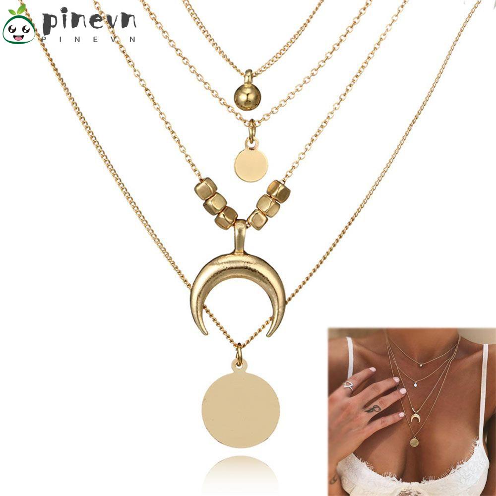 PINEVN Vòng cổ Choker Nhiều Lớp Thời Trang