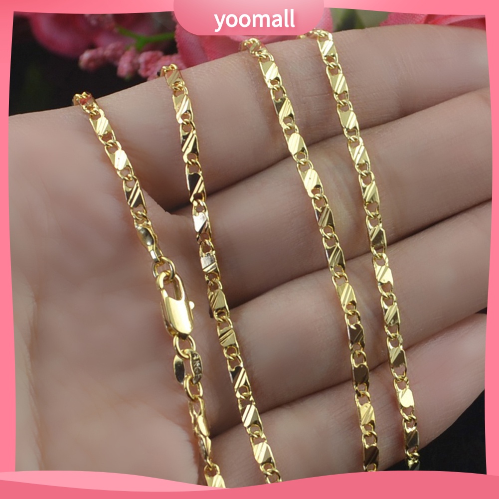 Vòng cổ Dài 16-30 Inches 2mm Thời Trang Cho Nam Nữ