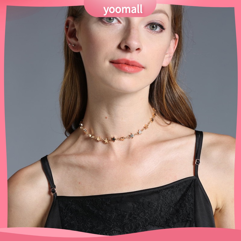 Vòng Cổ Choker Họa Tiết Ngôi Sao Thanh Lịch Thời Trang Cho Nữ