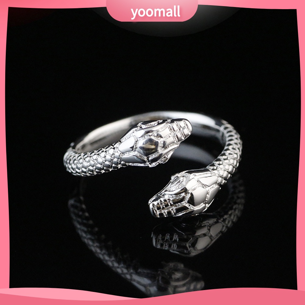 Nhẫn Hai Đầu Rắn Thời Trang Dành Cho Nữ