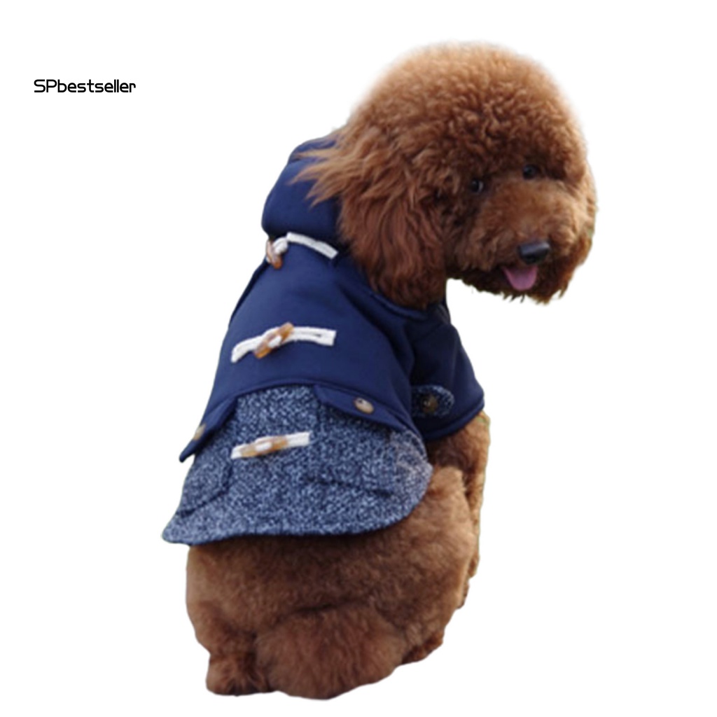 Áo Khoác Giữ Ấm Hai Lớp Chống Gió Cho Thú Cưng