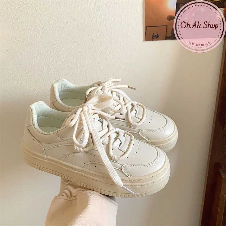 🍓  Giày Đi Học Giày Da Hàng Loại 1 Mũi Tròn 2 Dây Phong Cách Cá Tính  Ohahshopgiaydep