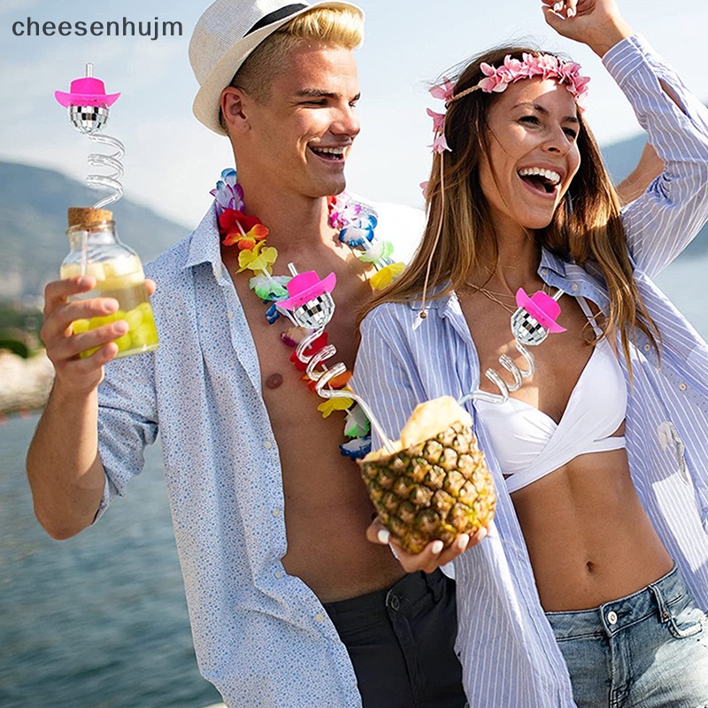 Bộ 10 Ống Hút Tráng Gương 70s Dùng Để Trang Trí Tiệc