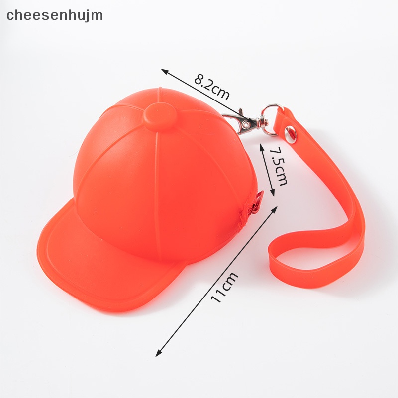 Ví Đựng Tiền Xu Mini Bằng Silicon Màu Kẹo Ngọt Kiểu Nón Cs Cho Nữ