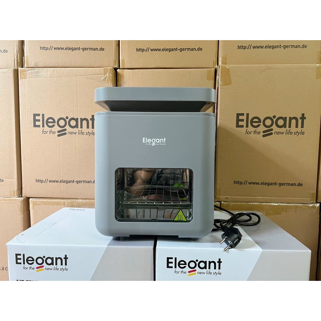 Nồi Chiên Không Dầu ELEGANT, Máy Nướng Gà, Dung Tích 6L, Công Suất 1400W, Dễ Vệ Sinh, Nhập Đức, BH 12 Tháng, bepduc_99