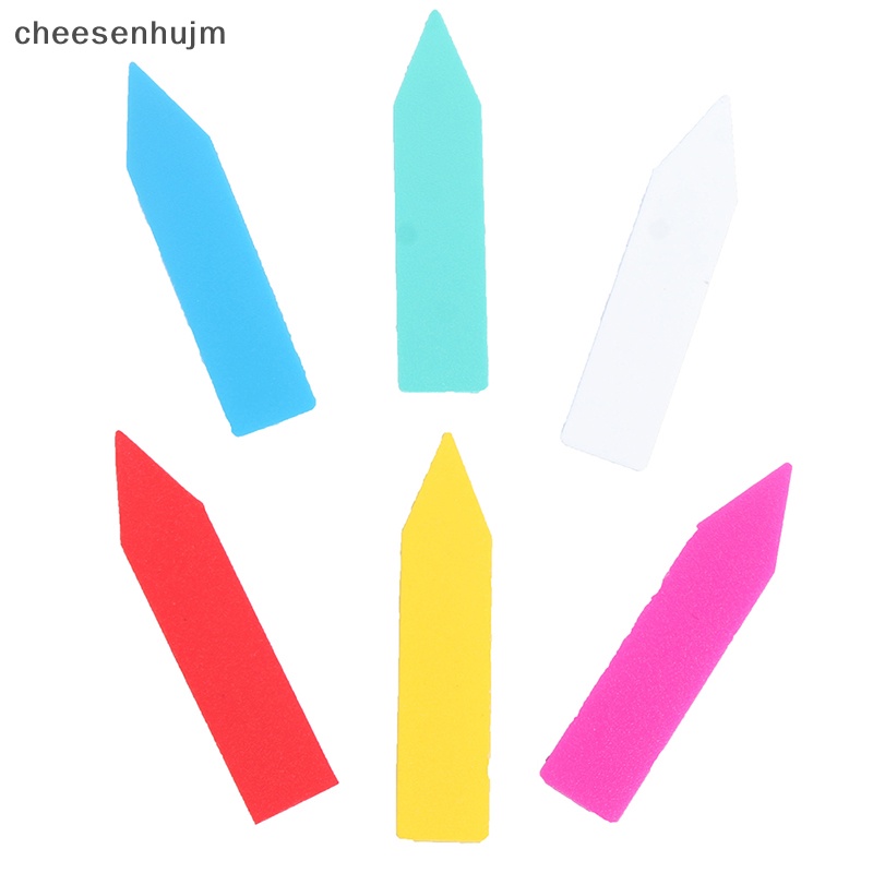 Set 100 Nhãn Tên Bằng Nhựa 5 * 1cm Nhiều Màu Sắc