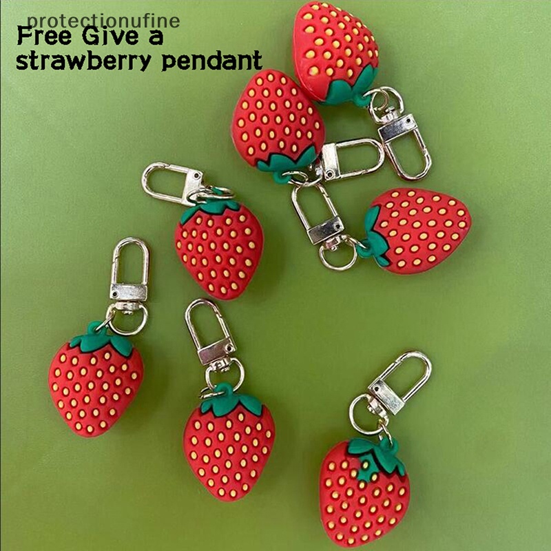 Bình Nước PR3VN 500ml Có Ống Hút Hình Trái Dâu Dễ Thương