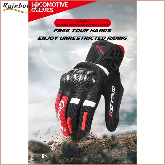 1 Đôi Găng Tay Lái Xe Chống Gió Chống Rơi Hấp Thụ Sốc Thoáng Khí