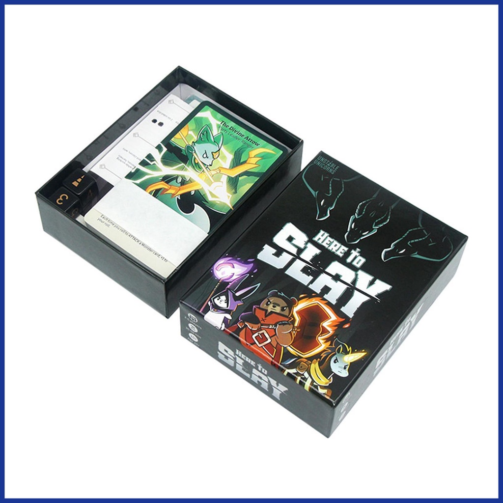 Bộ Thẻ Trò Chơi Tiếng Anh Here to Slay Cho Gia Đình