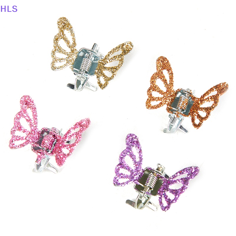 Set 2 Kẹp Tóc Càng Cua Nhỏ Hình Bướm Dễ Thương Thời Trang Cho Nữ