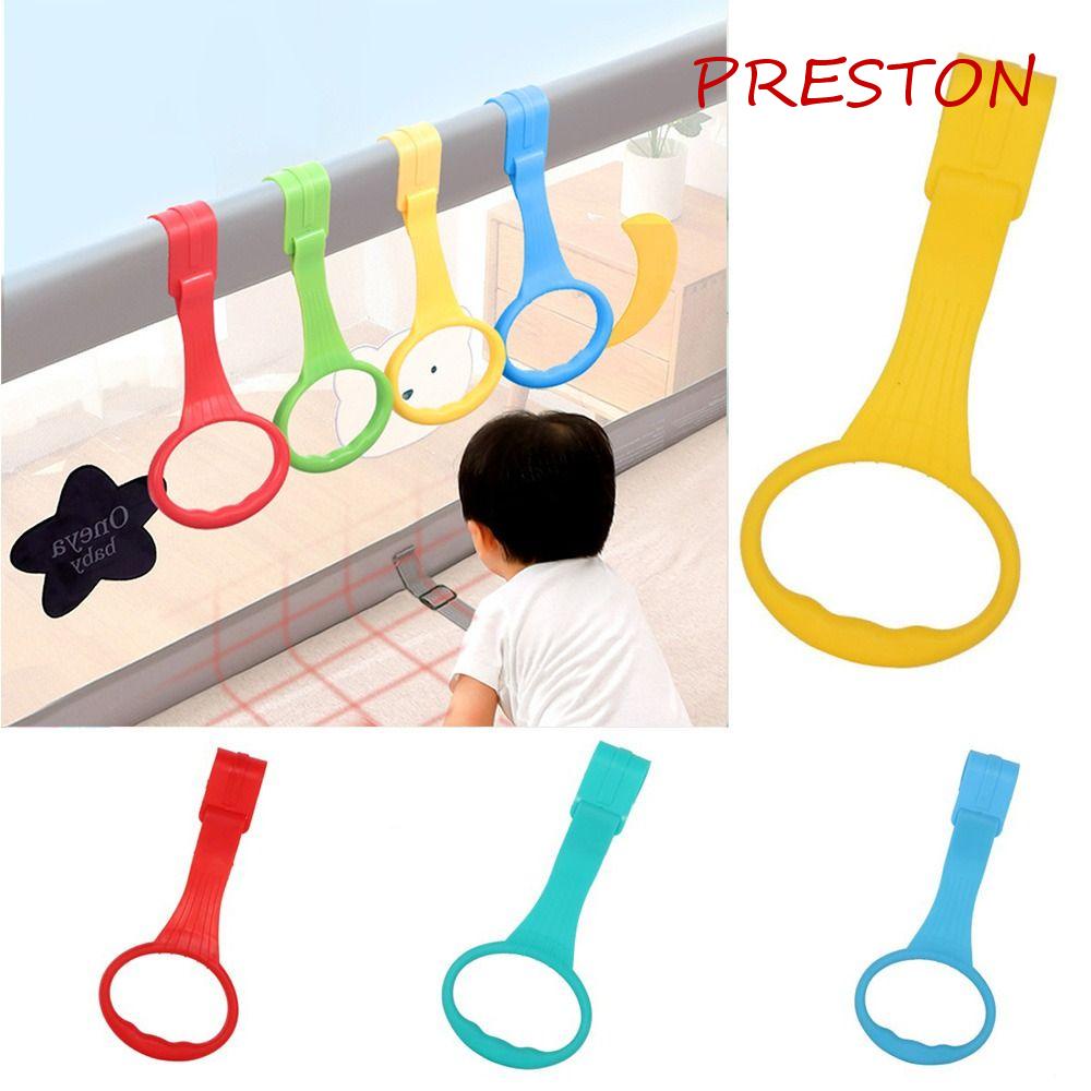 PRESTON Vòng Kéo Bằng Nhựa Màu Trơn Gắn Xe Đẩy Em Bé Tiện Dụng Đứng