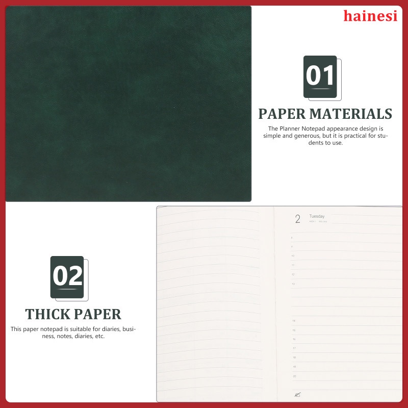 Sổ Tay Lịch 2024 Ghi Kế Hoạch Agenda hainesi.vn Tiện Dụng