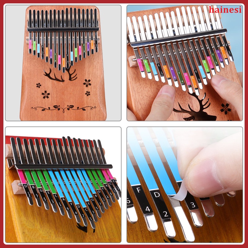 Set 2 Miếng Dán Ghi Chú Cho Bàn Phím Kalimba