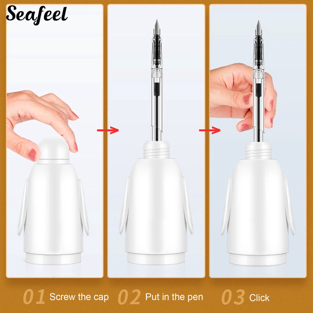 Bút Mực Tự Động Trong Suốt Viết Mịn Màng Dành Cho Học Sinh