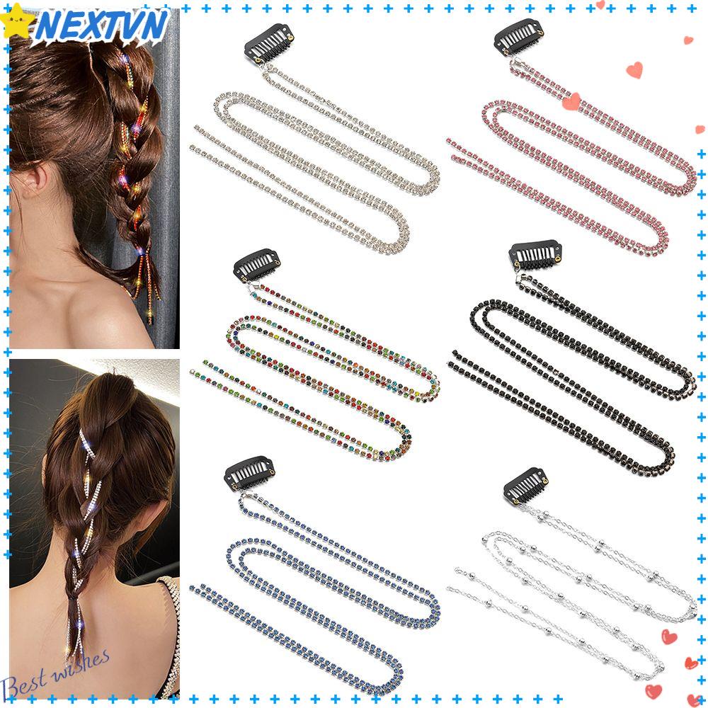 Kẹp Tóc Dây Xích Lấp Lánh Thời Trang Cho Nữ