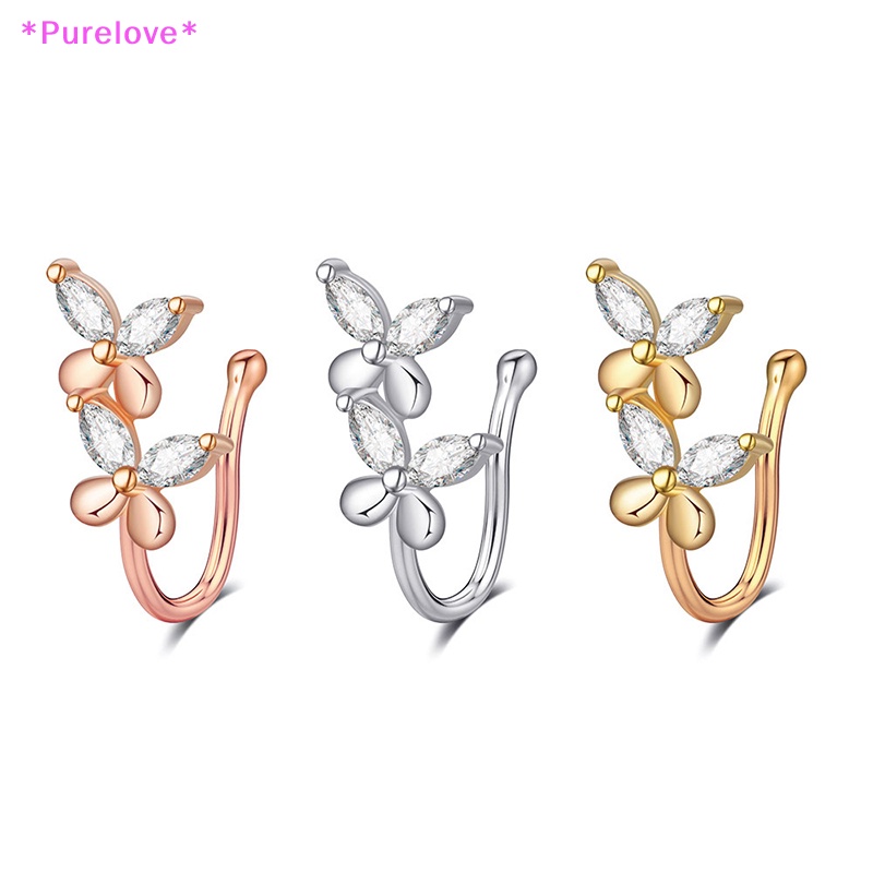 Khuyên Mũi Không Cần Xỏ Lỗ Hình Bướm Xinh Xắn Mới