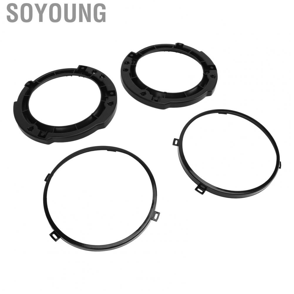 Soyoung Headlight Mounting Bracket Ring Set Retaining Easy Installation Lightweight for Wrangler JK