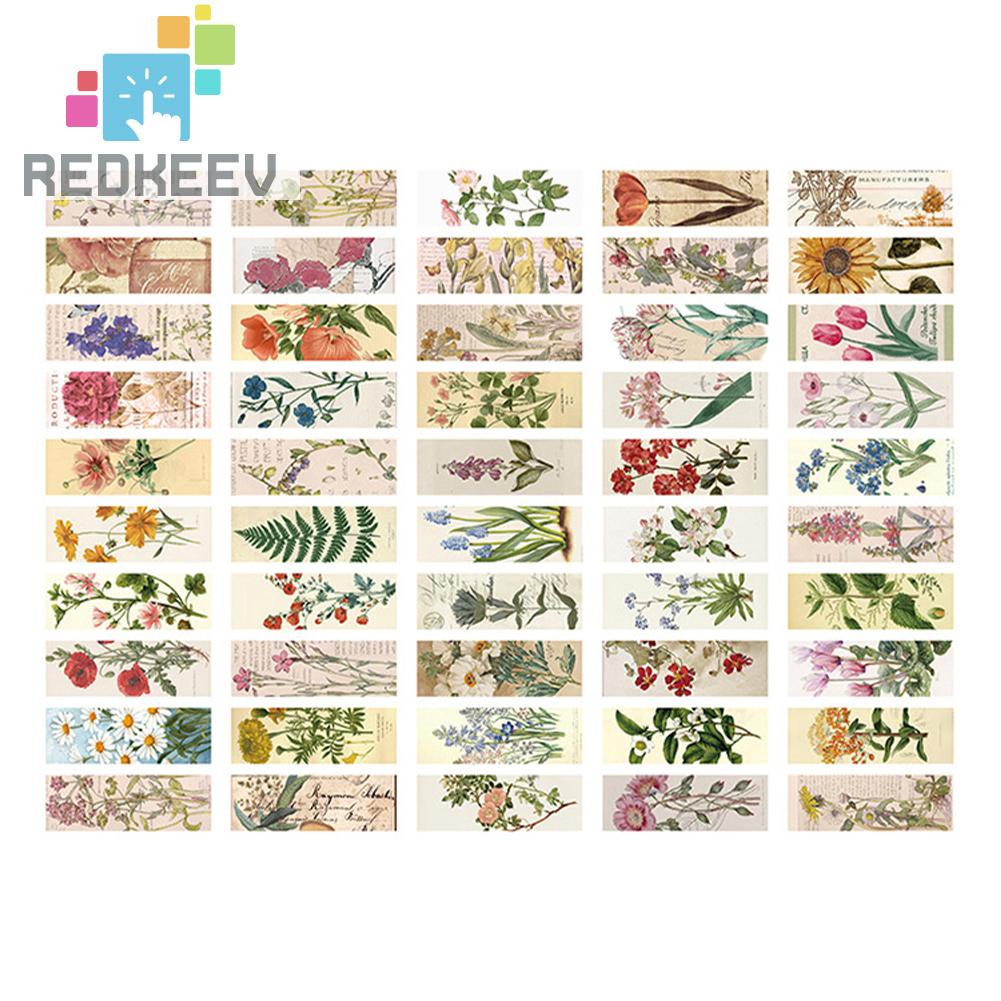 Set 50 Tấm Hình Dán Trang Trí Nhật Ký DIY Dễ Thương Xinh Xắn