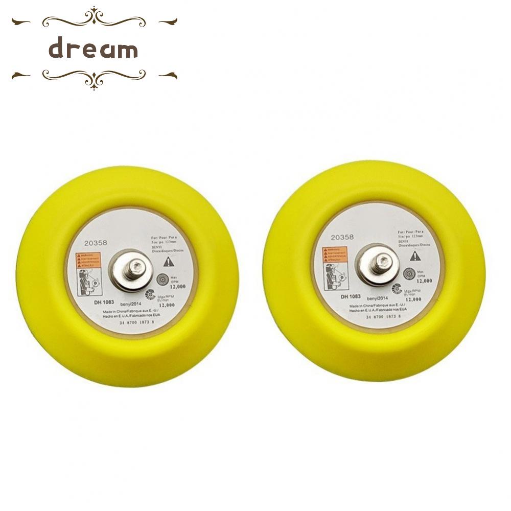 【DREAMLIFE】Sanding Pad Grinding Spare Tool 2Pcs For DA Air &amp; Power Sanders Durable