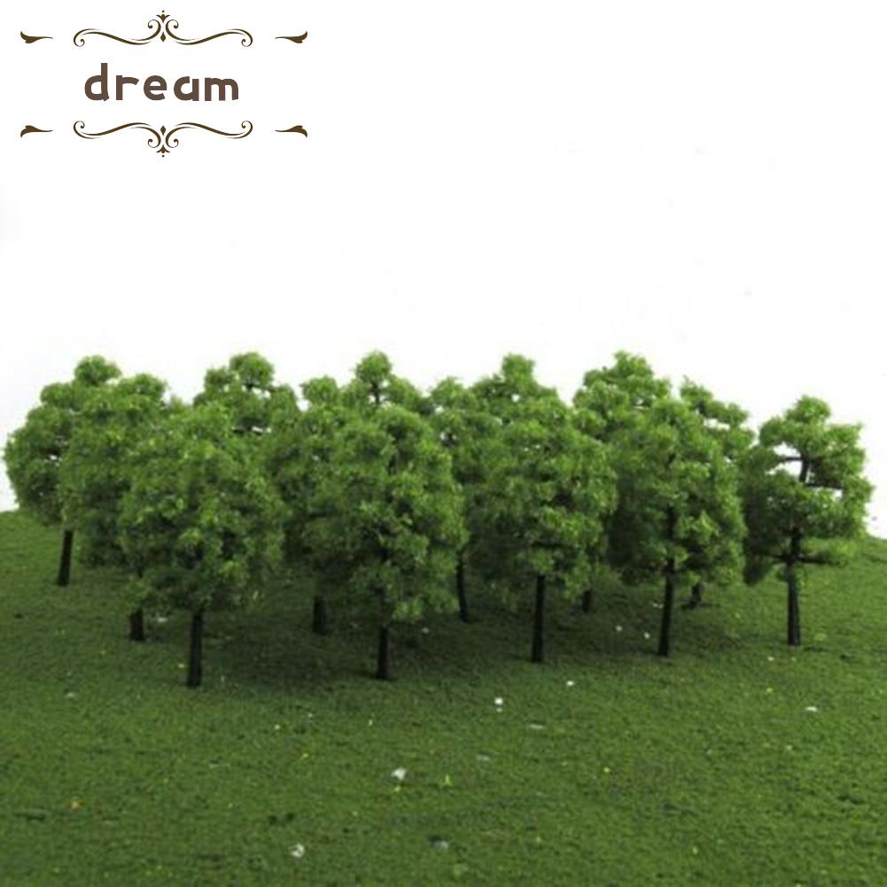 【DREAMLIFE】Model Tree 20 Pcs 3.5cm Building Model DIY Highly Simulated Model Train