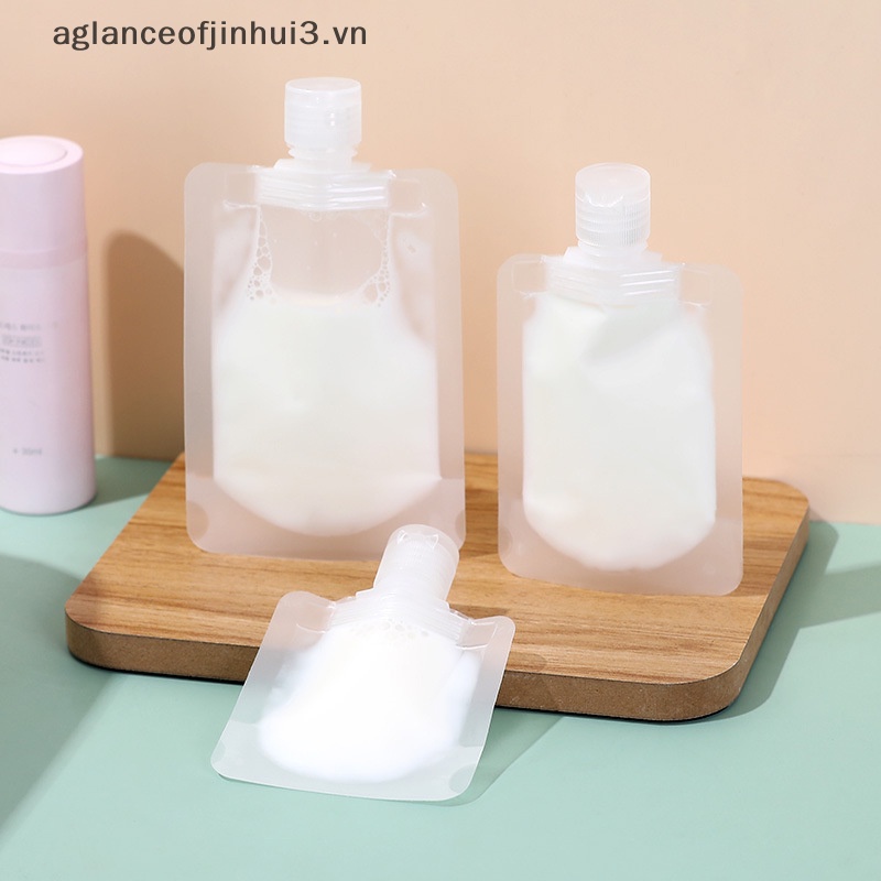 Túi Đựng Dầu Gội 30 / 50 / 100ml Chống Rò Rỉ Có Thể Tái Sử Dụng Tiện Lợi