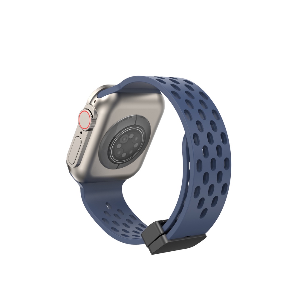 Phù Hợp Dây Đeo Silicon Từ Tính Cho Đồng Hồ Thông Minh Ultra 49mm 45mm 41mm 40mm 44mm 38mm 42mm iWatch series 8 7 6 5 4