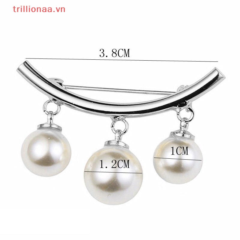 Trillionaa Dây Kẹp Cố Định Áo Khoác Cardigan Sweater Đính Ngọc Trai Thời Trang An Toàn VN